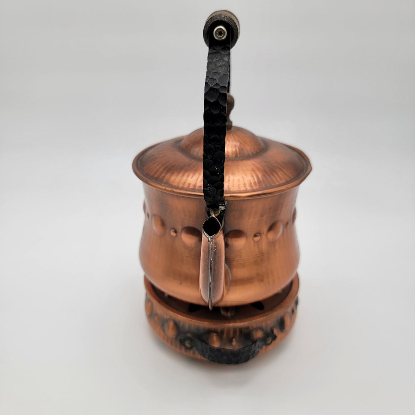Vintage Copper Spirit Kettle With Warmer Made In Western Germany