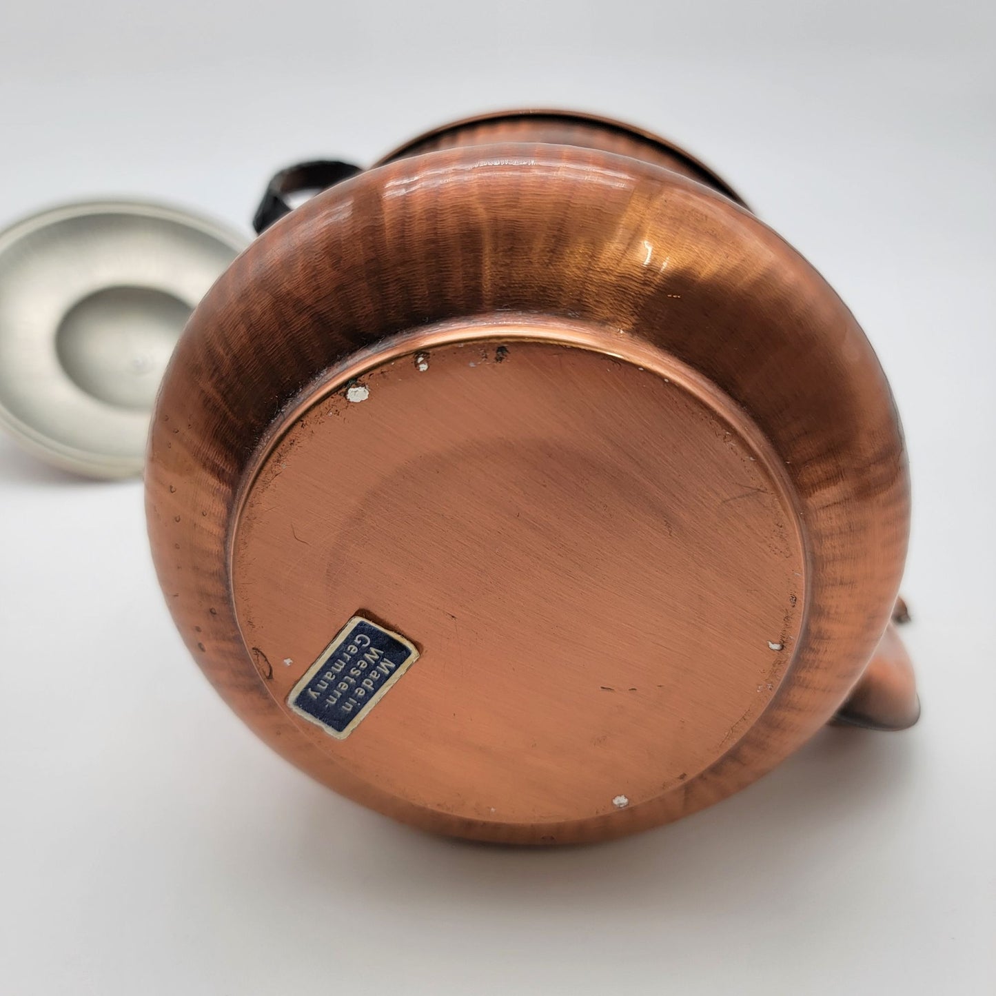 Vintage Copper Spirit Kettle With Warmer Made In Western Germany