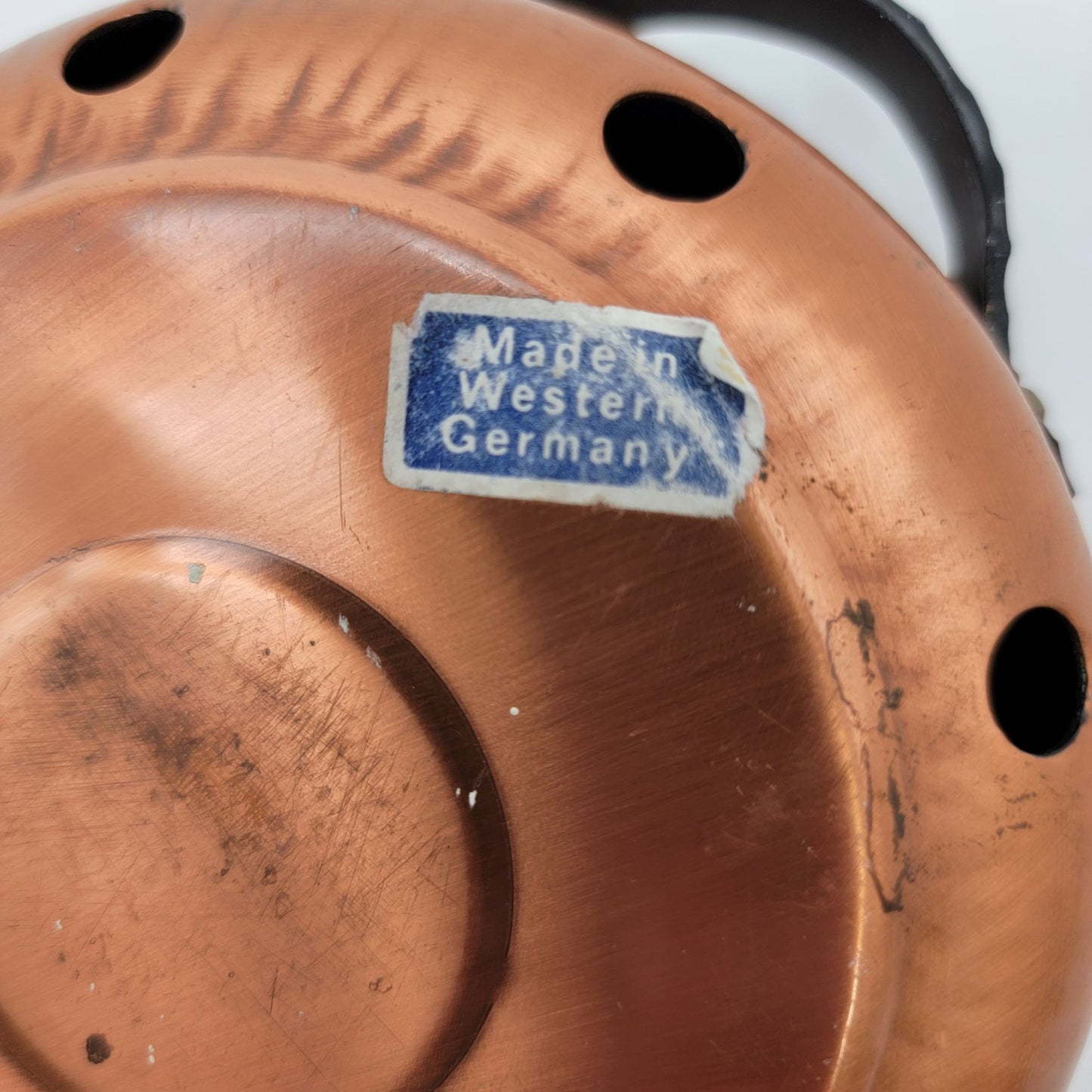 Vintage Copper Spirit Kettle With Warmer Made In Western Germany