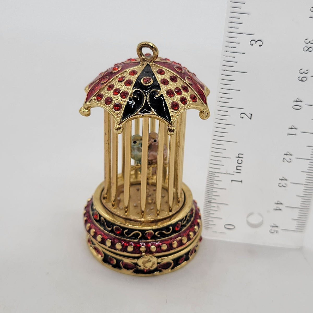 Objet d'art Tranquility Bird Cage Trinket Box No. 55