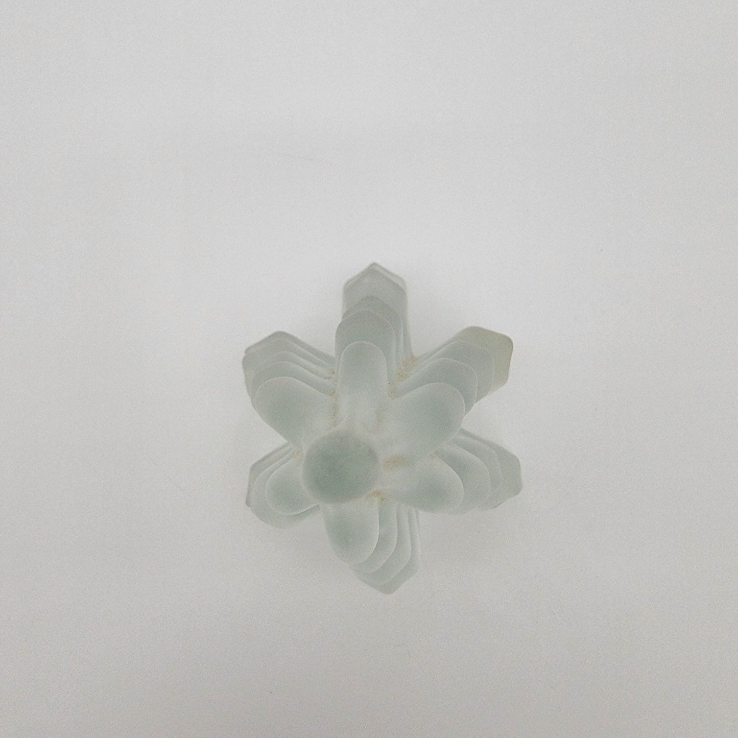 Vintage Frosted Art Glass Christmas Tree