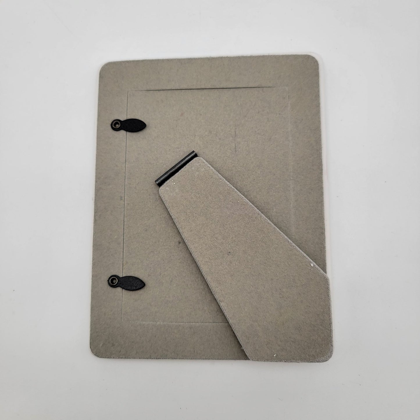 Vintage Porcelain Pansy Flowers Picture Frame