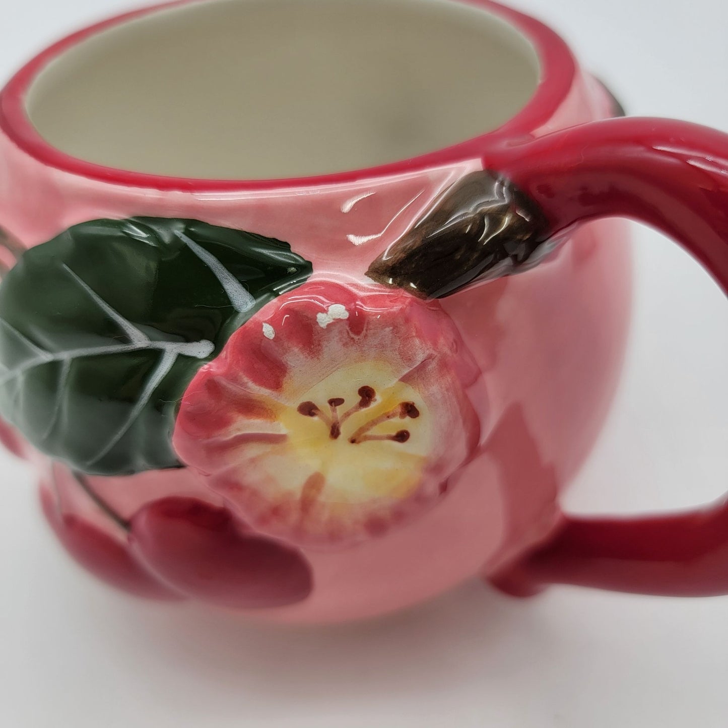 3D Cherry-Themed Mug By Blue Sky Clayworks
