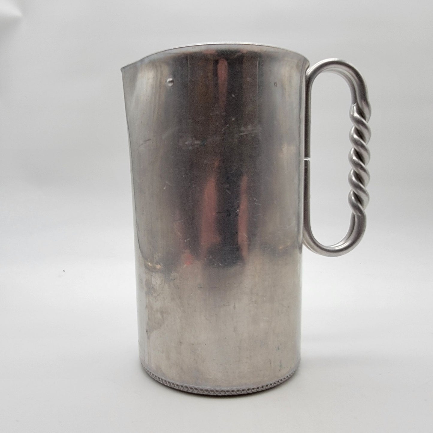 Vintage B.W. Buenilum Aluminum Water Pitcher