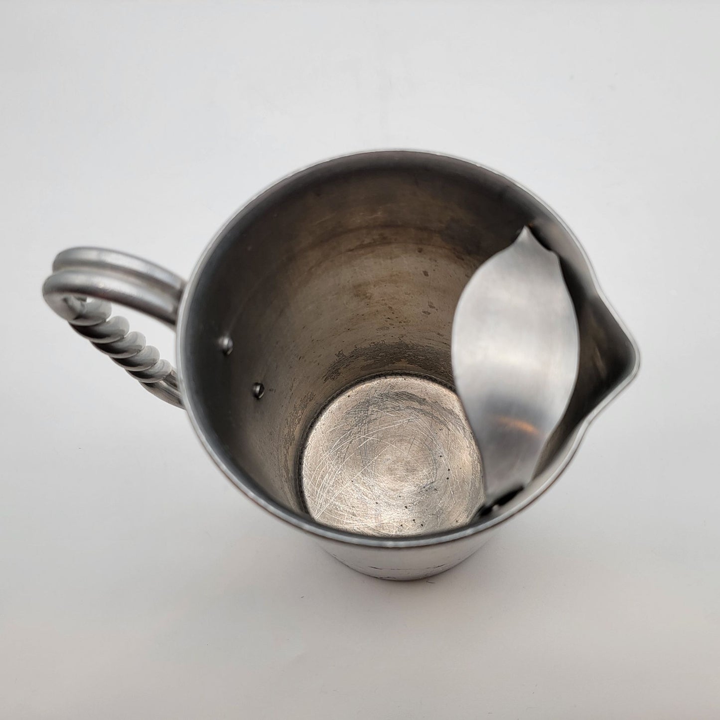 Vintage B.W. Buenilum Aluminum Water Pitcher