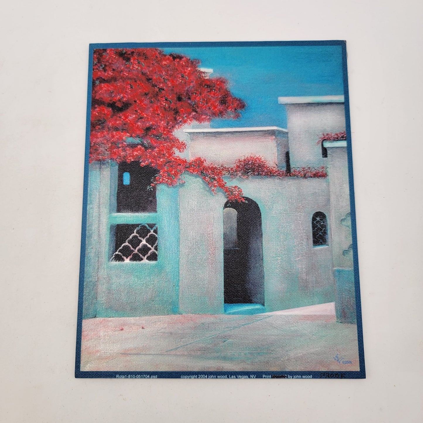 "Rota No.1 (Spain)" Giclee Print On Canvas Claybord Mounted Artists Proof By John A. Wood COA 2004