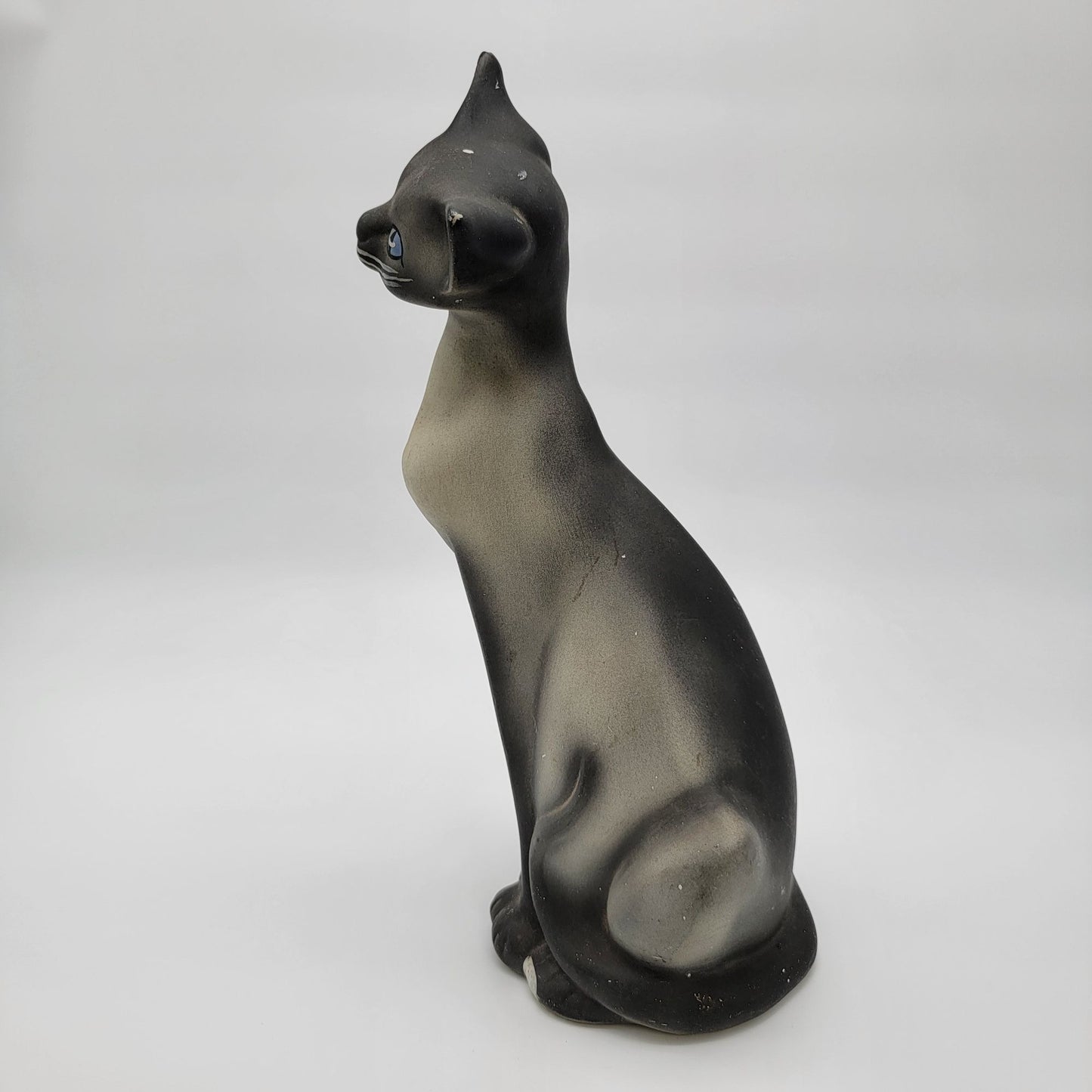 1950-60s Vintage Siamese Cat Figurine 13" Tall