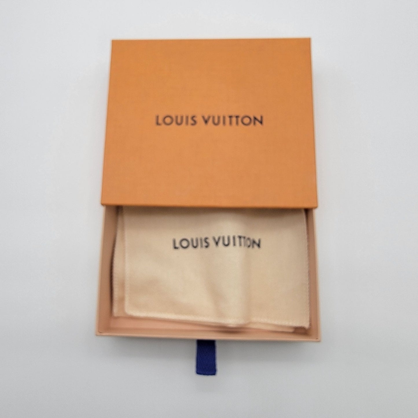 Authentic Louis Vuitton Signature Accessory Small Box With Dust Cover