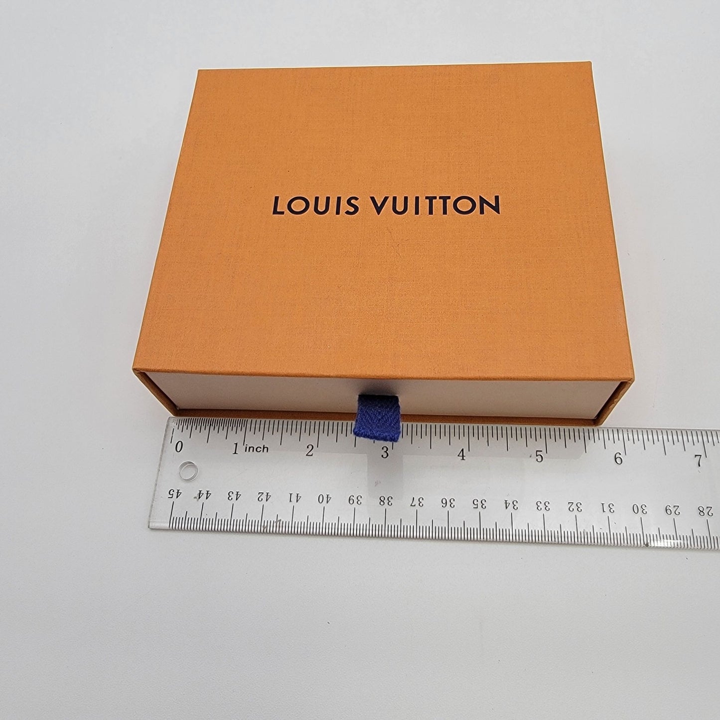 Authentic Louis Vuitton Signature Accessory Small Box With Dust Cover