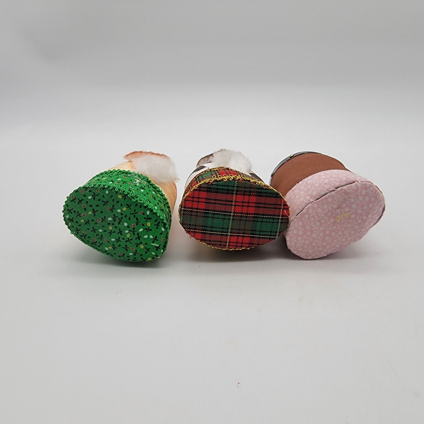 Fabric Dog Figurines Set Of 3
