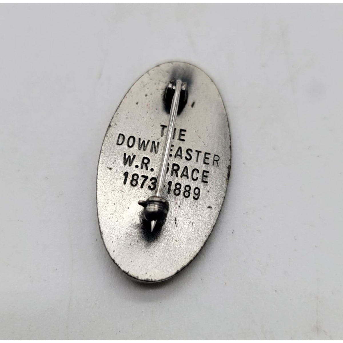 Pewter Sailing Ship "The Down Easter W. R. Grace 1873-1889 Pin