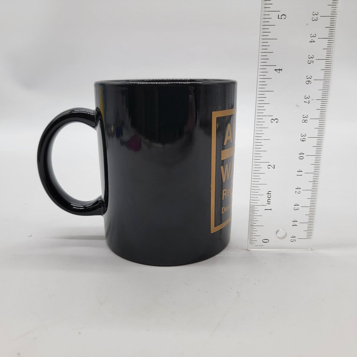 Area 51 Warning Restricted Area Black Mug By Everjoy
