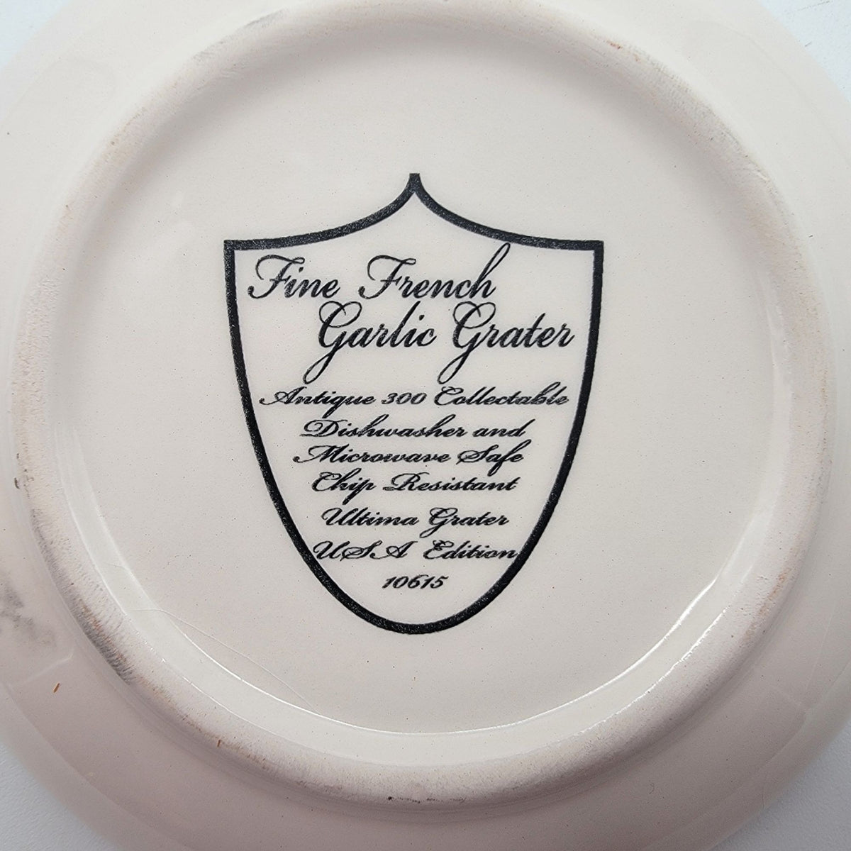 Fine French Garlic Grater Plate