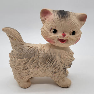 Vintage 1960s Edward Mobley Rubber Cat Squeak Toy