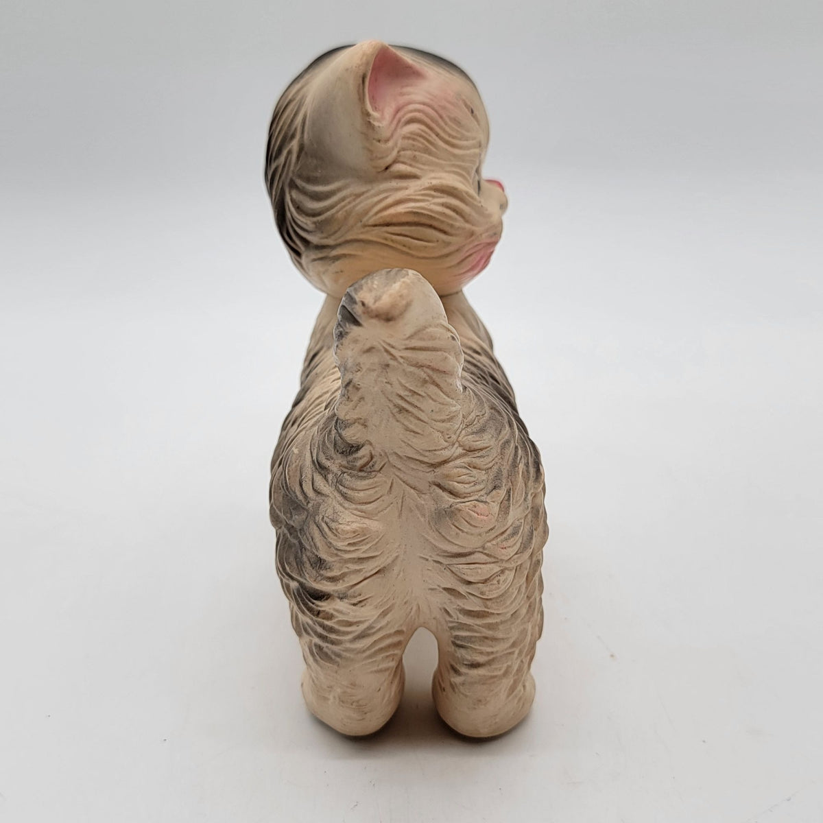 Vintage 1960s Edward Mobley Rubber Cat Squeak Toy