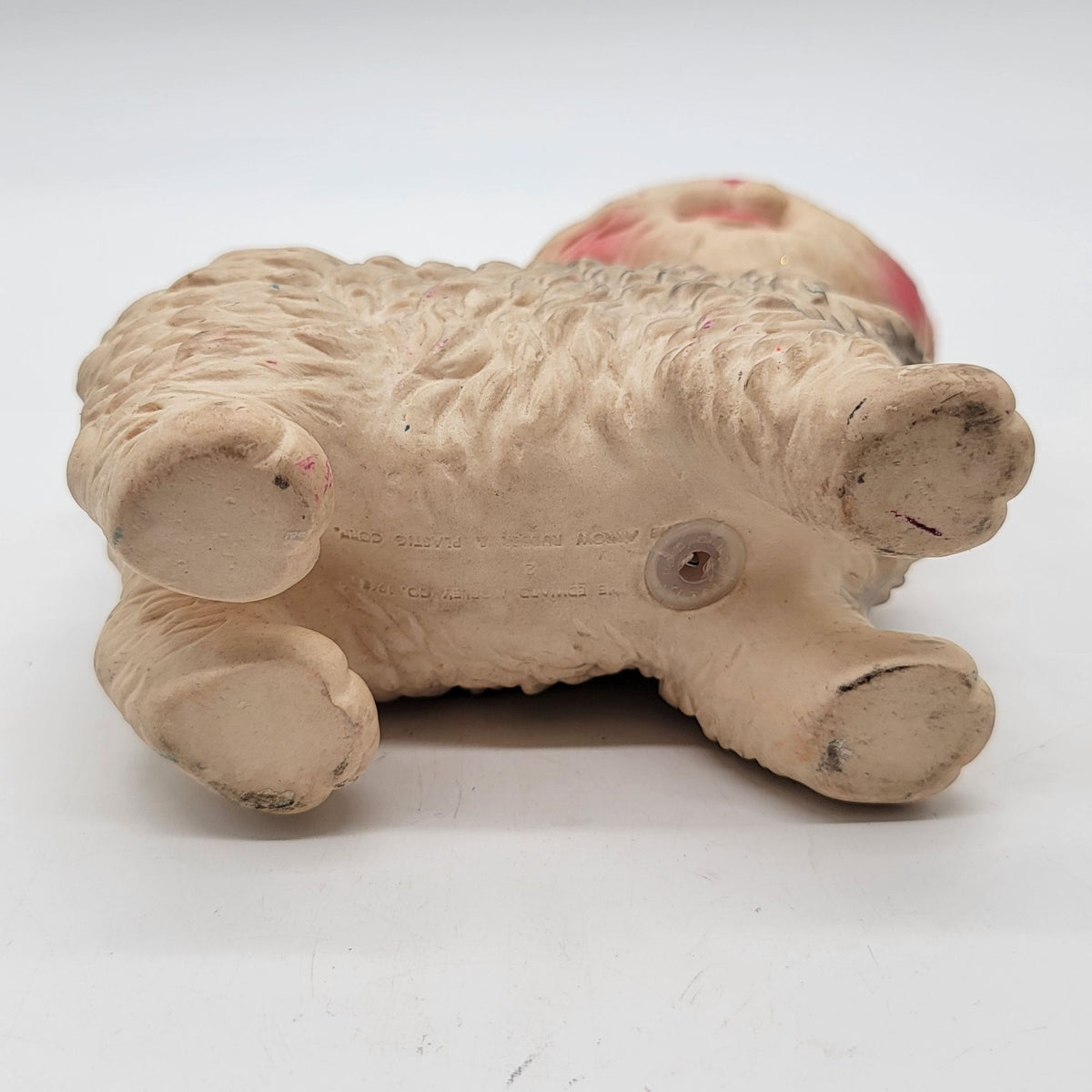 Vintage 1960s Edward Mobley Rubber Cat Squeak Toy