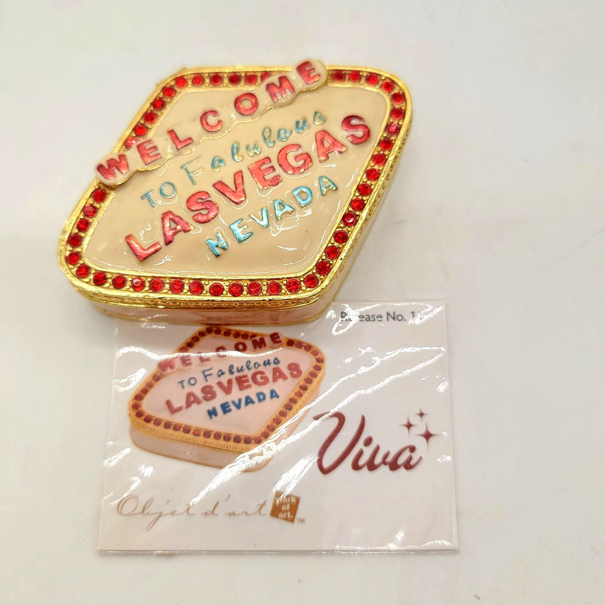 Objet d'art Welcome To Fabulous Las Vegas Trinket Box No. 11