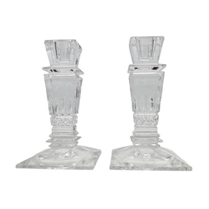 Vintage Neiman Marcus Crystal Candle Holders