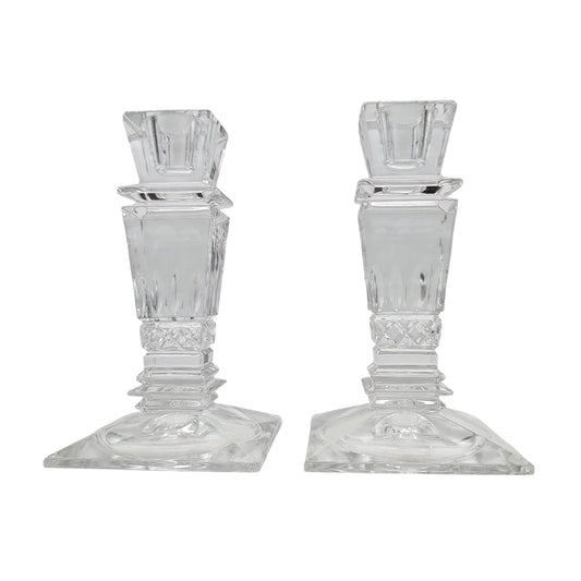 Vintage Neiman Marcus Crystal Candle Holders