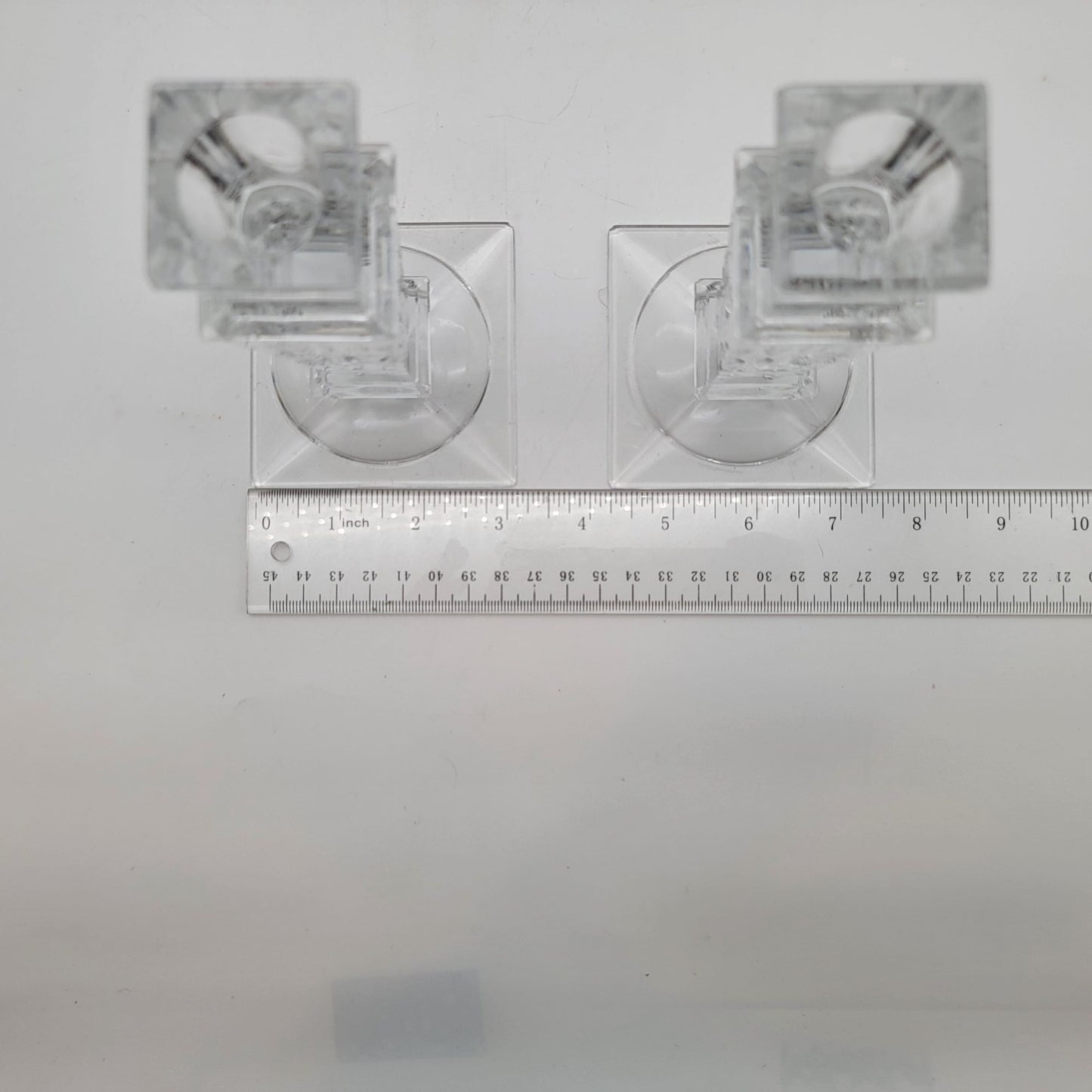 Vintage Neiman Marcus Crystal Candle Holders