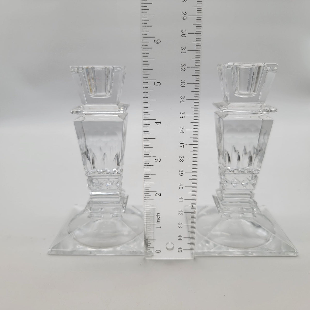 Vintage Neiman Marcus Crystal Candle Holders