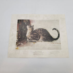 MMA The Watchful Cat By John Alonzo Williams Print Poster