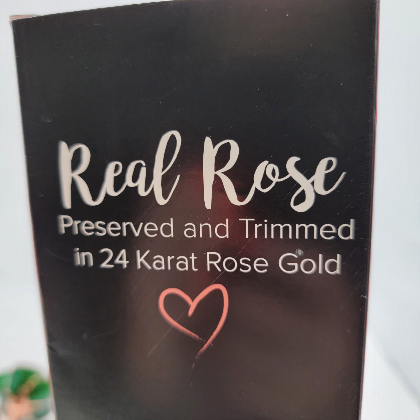 Green Enchanted Real Rose 24K Gold Dipped Handcrafted Gift Box