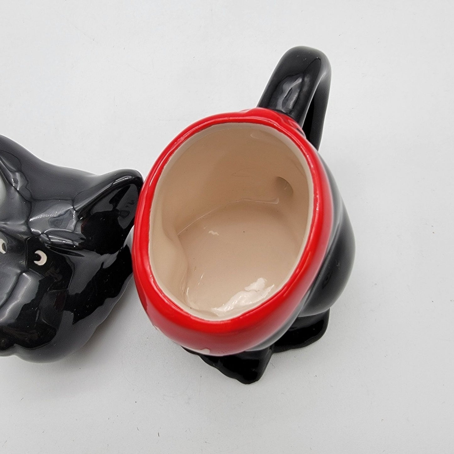 Scotty Dog Treat Jar With Red Collar & Removable Lid