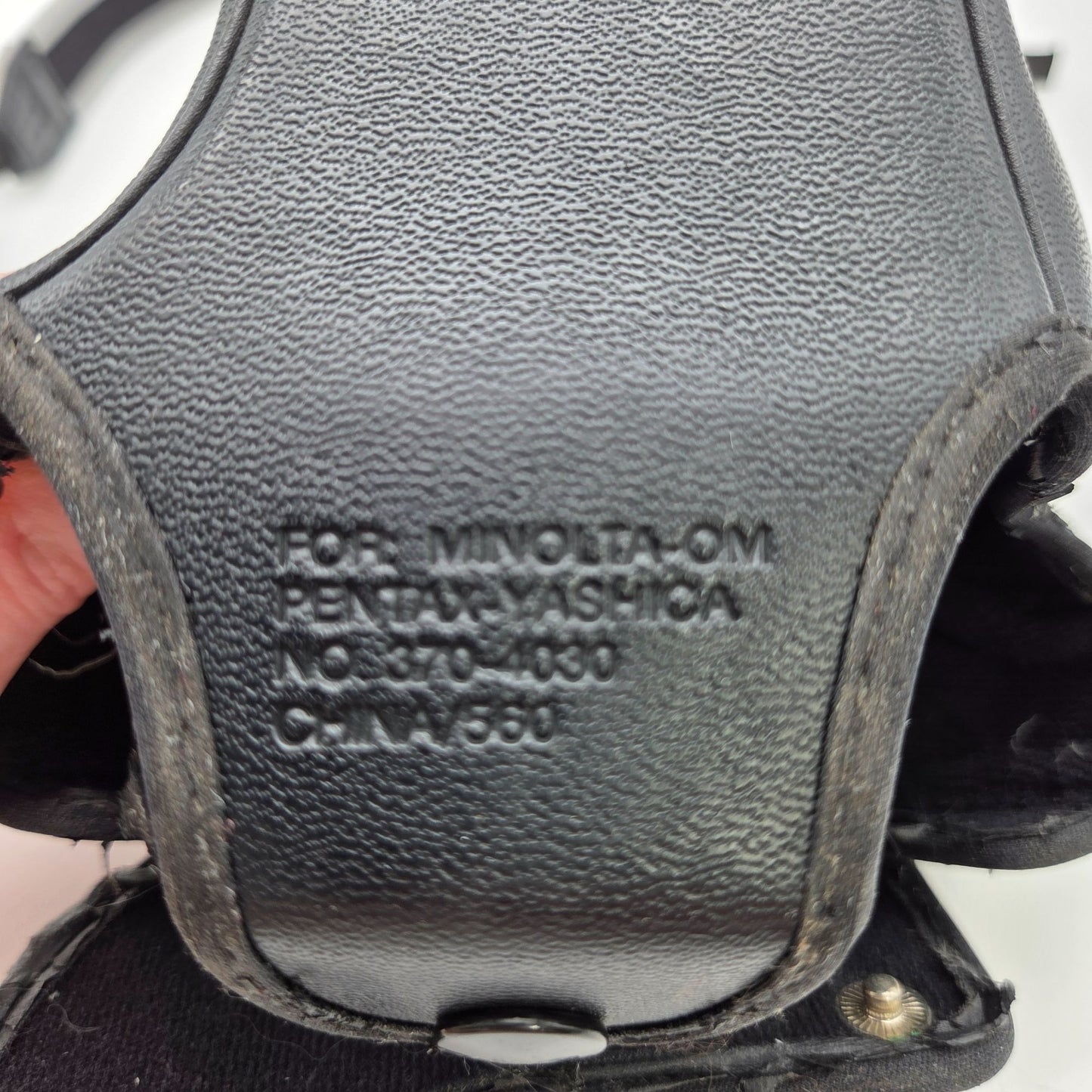 Minolta XG-1 35mm SLR Film Camera W/ 50mm Lens Pentax Leather Cover & Nikon Strap