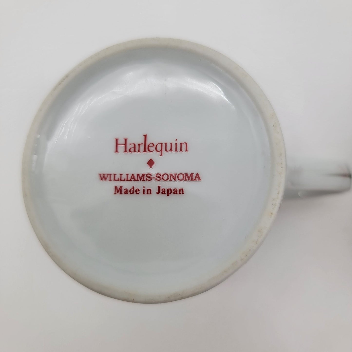 Williams Sonoma Harlequin Porcelain Mugs