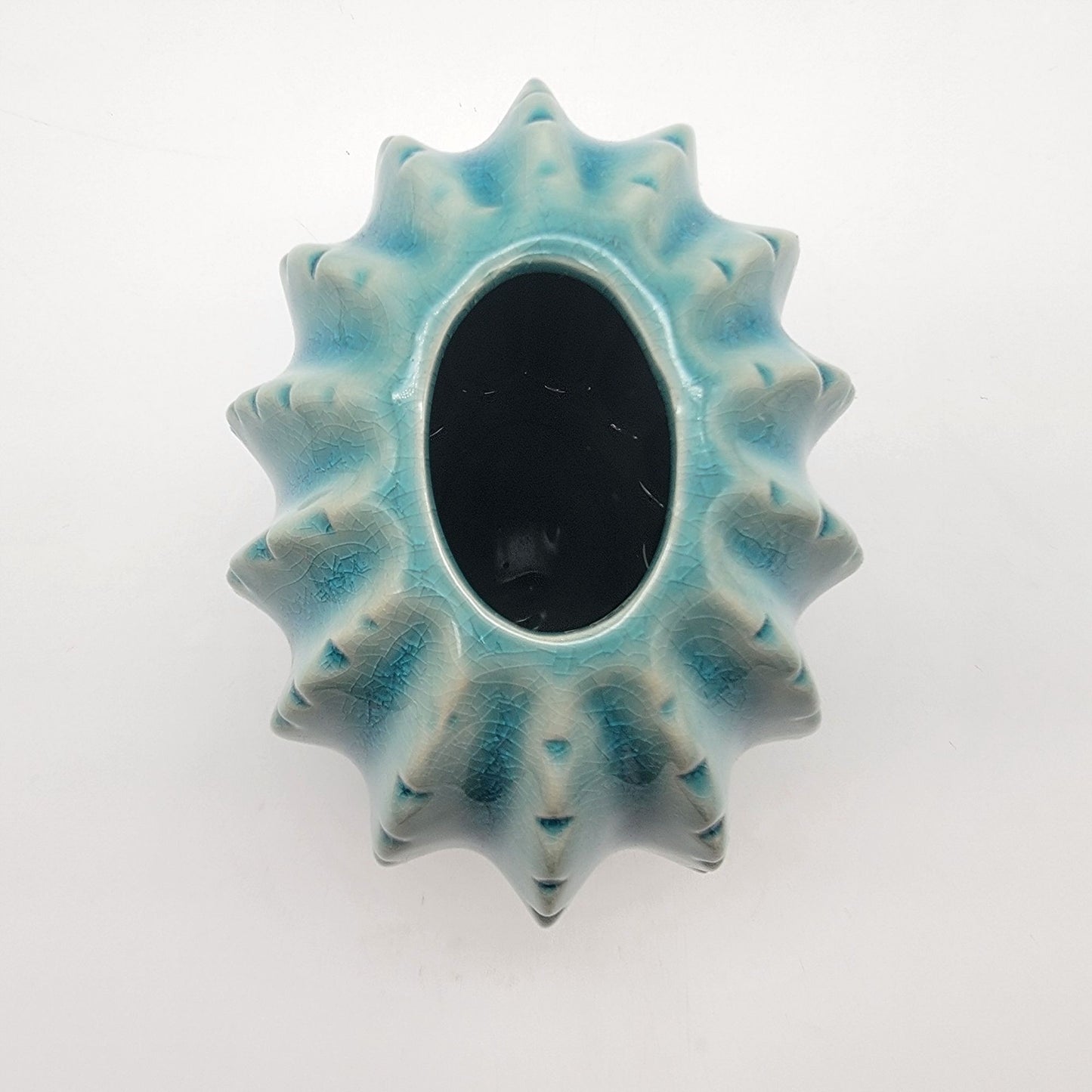 Pier 1 Savannah Sapphire Crackle Glaze Vase