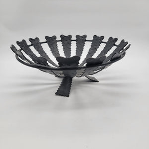 Brutalist Wrought Iron Fruit Bowl