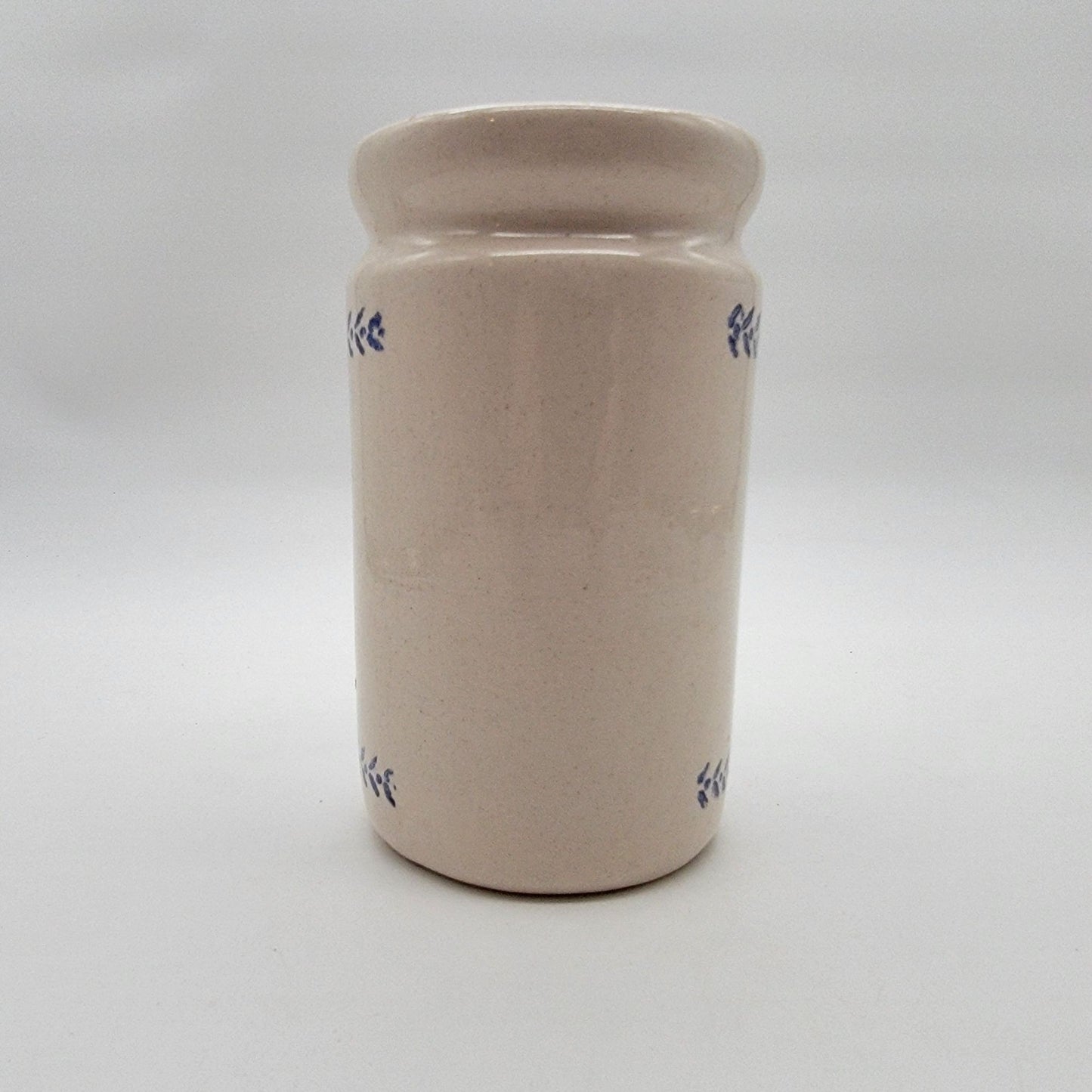 Crock Shop Stoneware Utensil Holder Heart & Floral