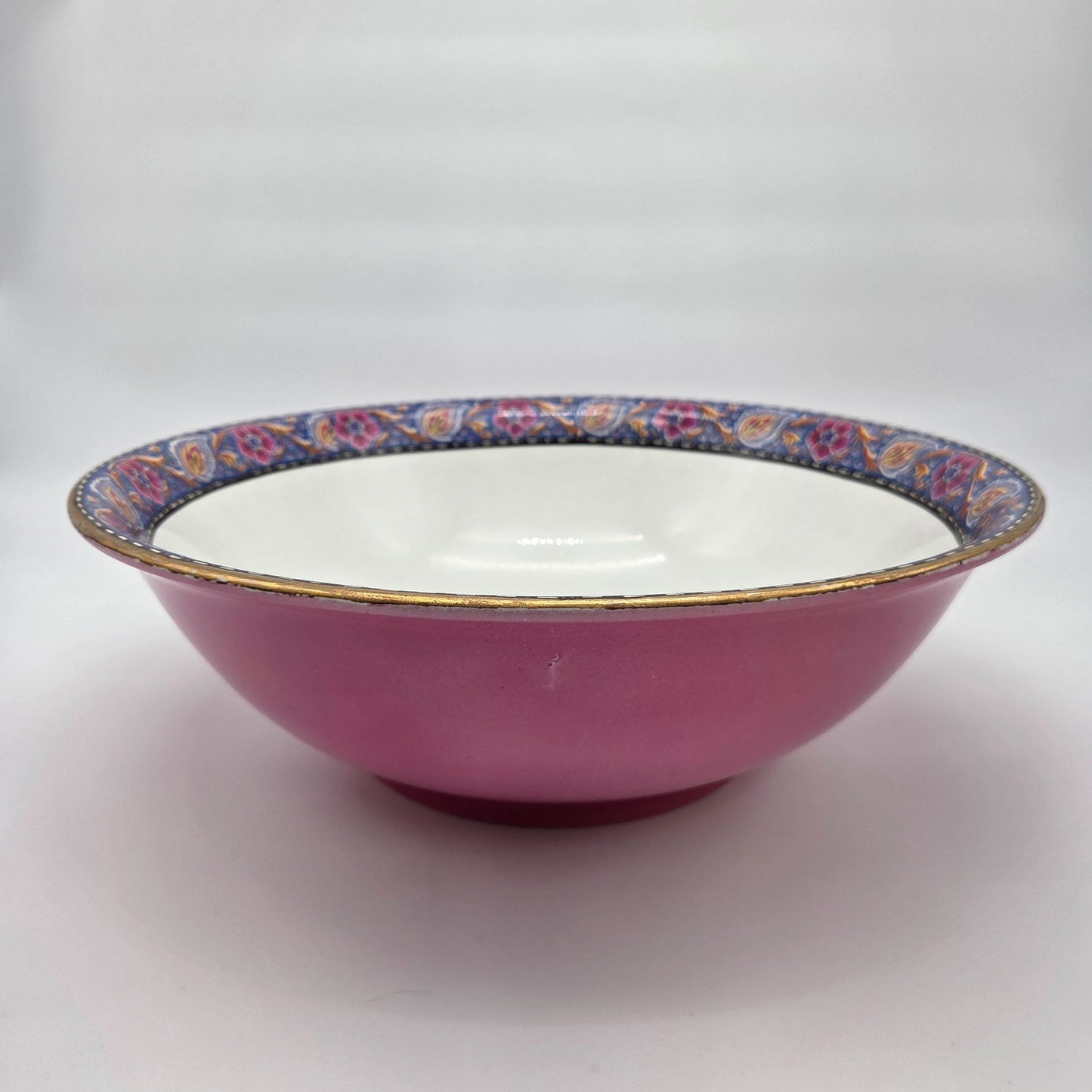 Antique Art Nouveau Pink Pitcher & Wash Basin Bowl Set
