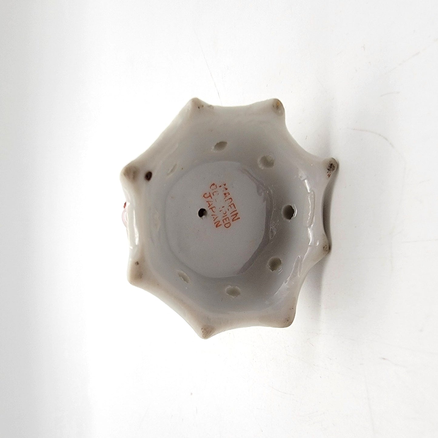 Vintage Occupied Japan Porcelain Cherub Vase