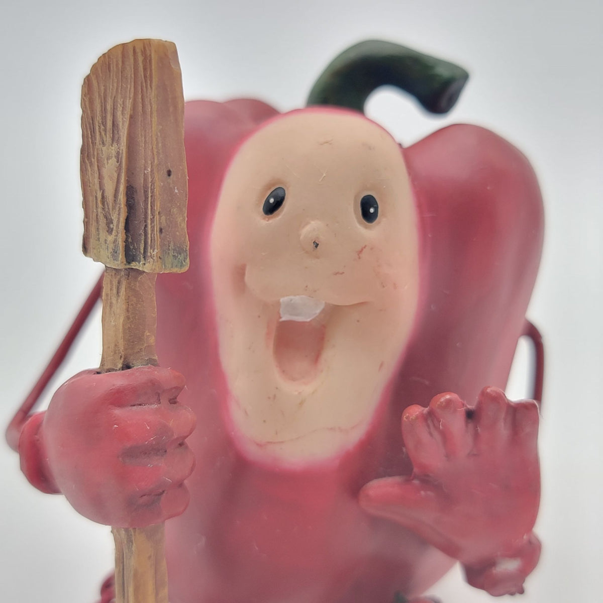 1980s Anthropomorphic Red Pepper Shelf Sitter
