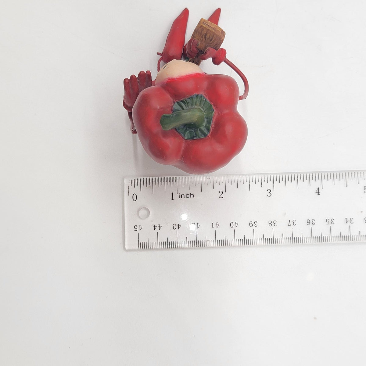 1980s Anthropomorphic Red Pepper Shelf Sitter