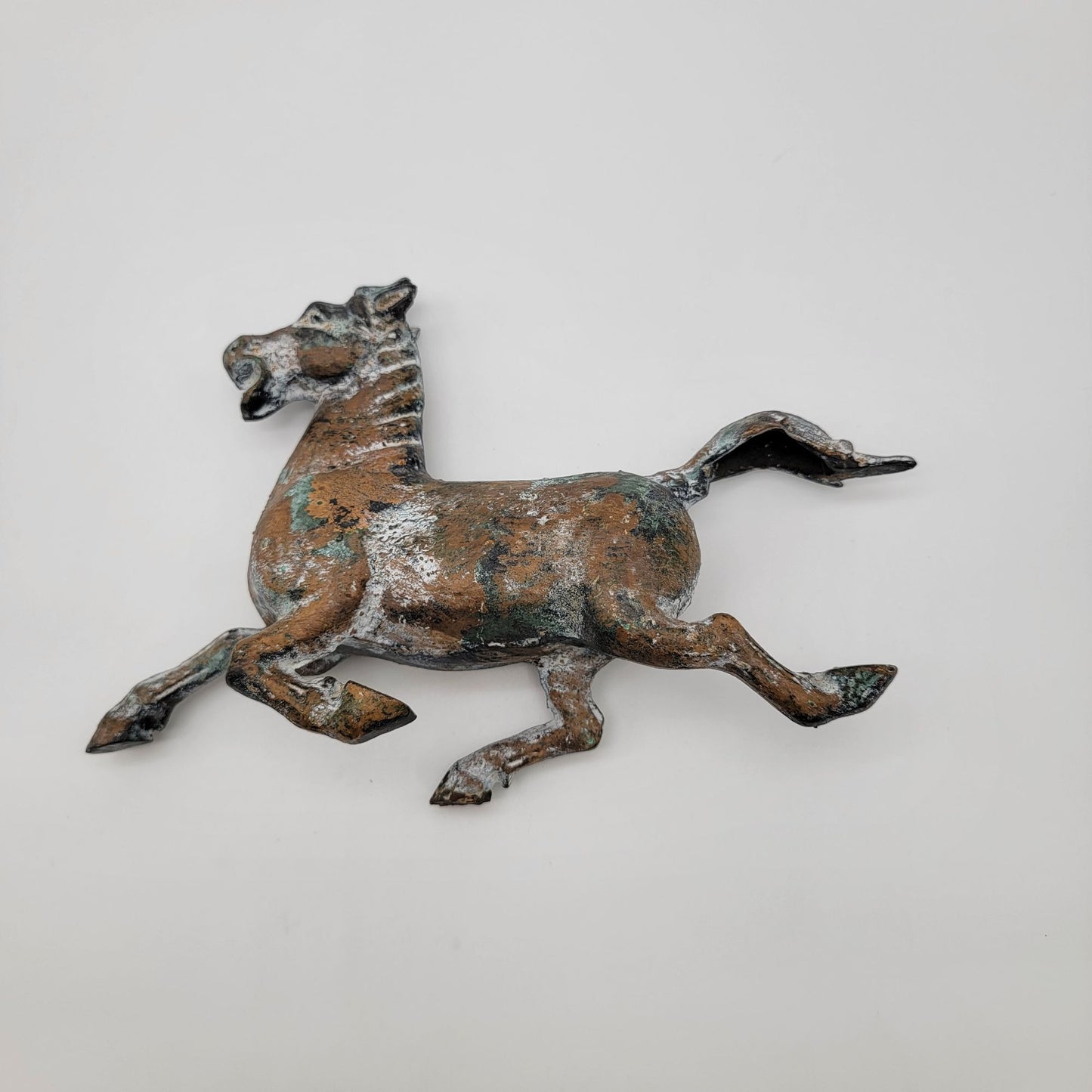 Patinated Bronze Sculpture of the Flying Horse of Gansu, China 20th Century
