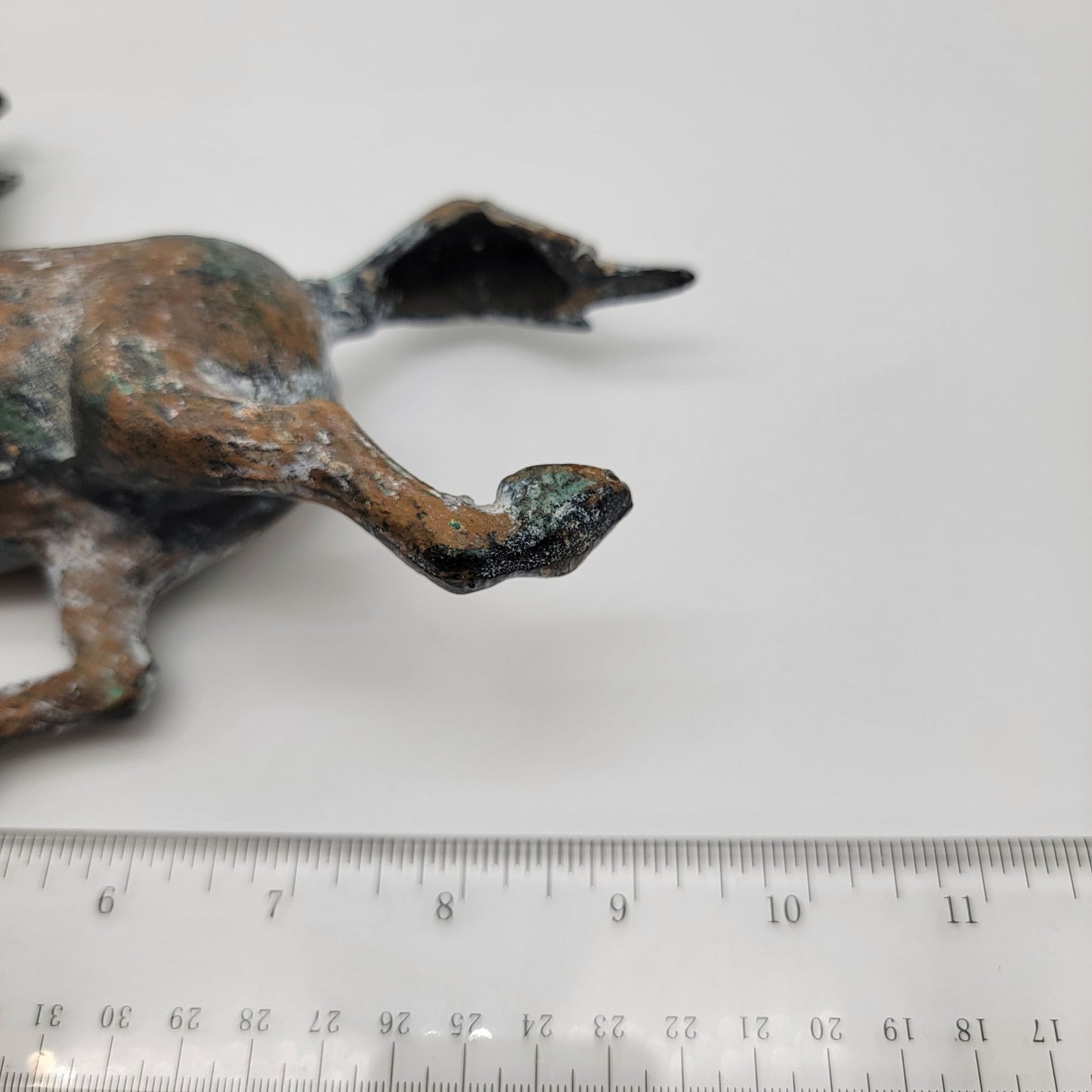 Patinated Bronze Sculpture of the Flying Horse of Gansu, China 20th Century