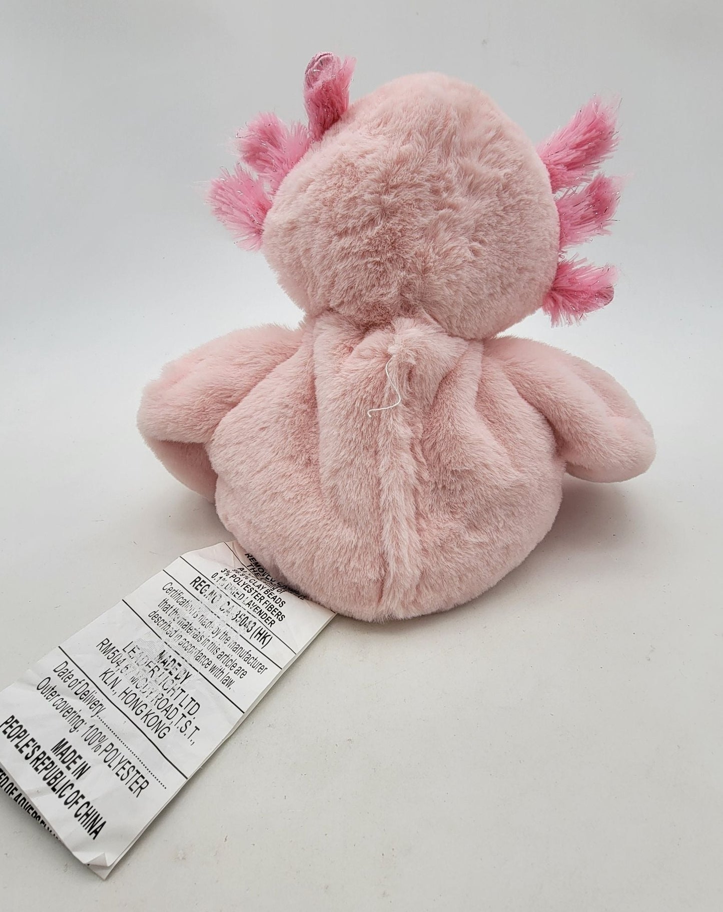 Axolotl Palm Pals Pink Plush Stuffed Animal