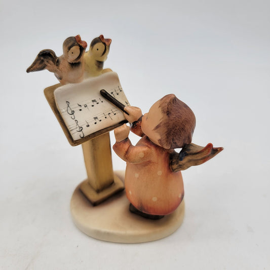 Goebel Hummel #169 Bird Duet Angel Figurine Full Bee Mark