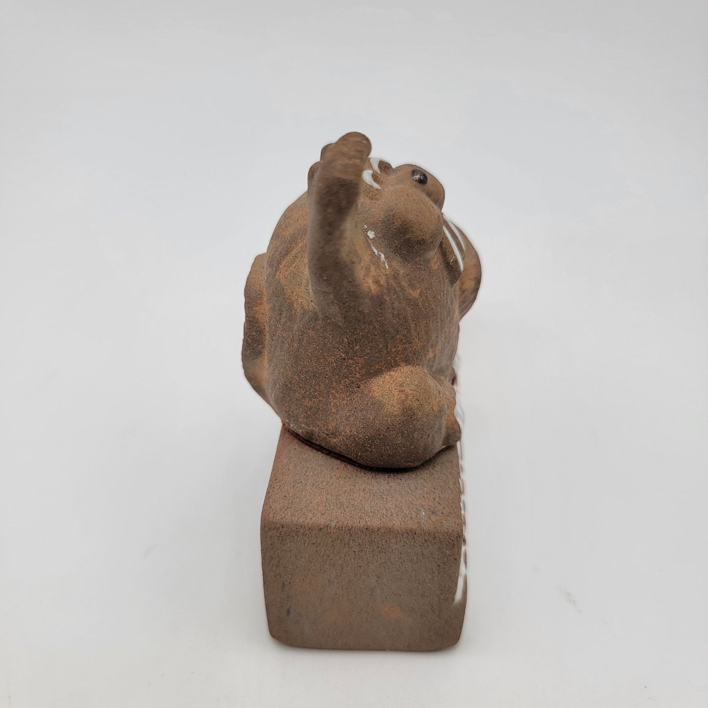 The Clay Menagerie By Pottery Craft "Igor Beaver" Congratulations Vintage Sculpture