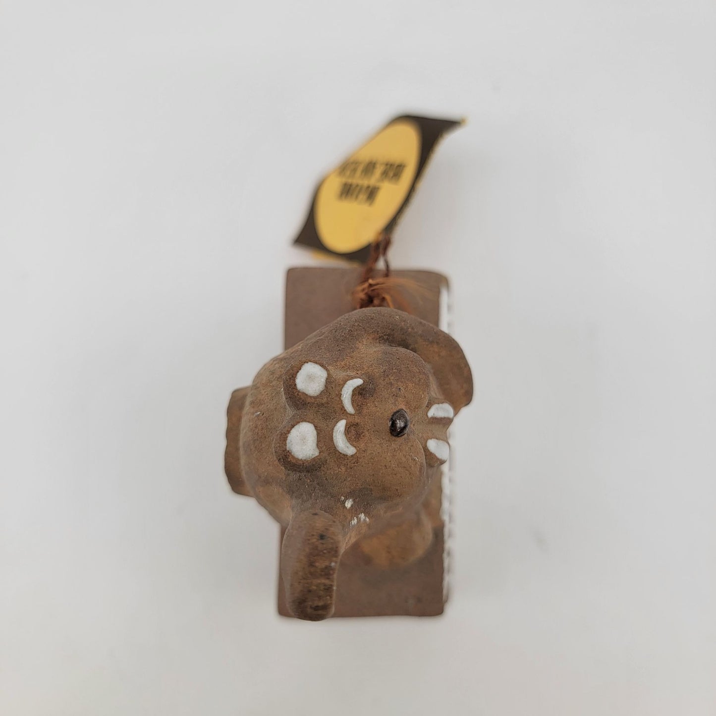 The Clay Menagerie By Pottery Craft "Igor Beaver" Congratulations Vintage Sculpture