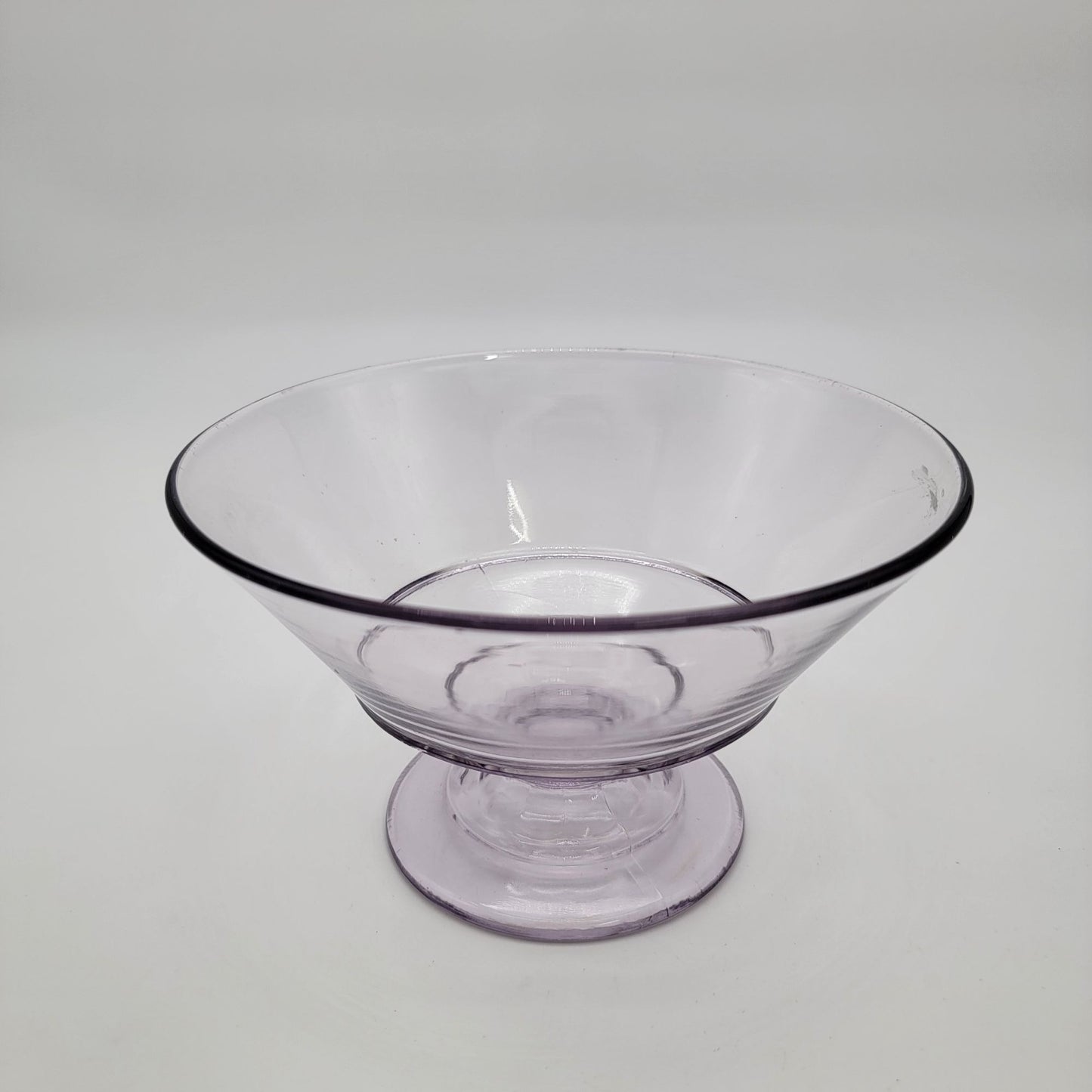 Antique EAPG Sun-Purple Footed Compote Glass Dish