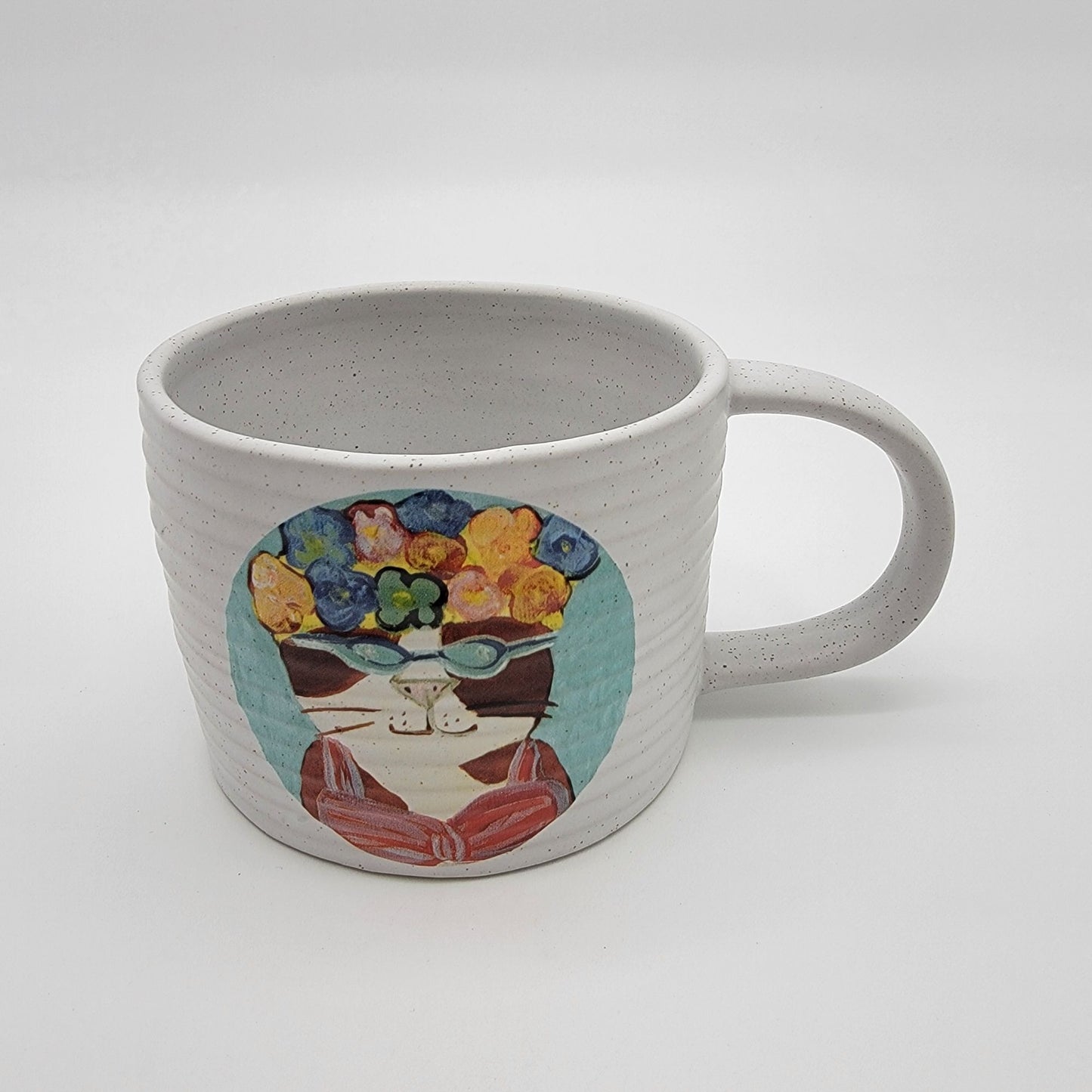 West Elm Pottery Tuxedo Cats Coffee Soup Mugs Set Of 2