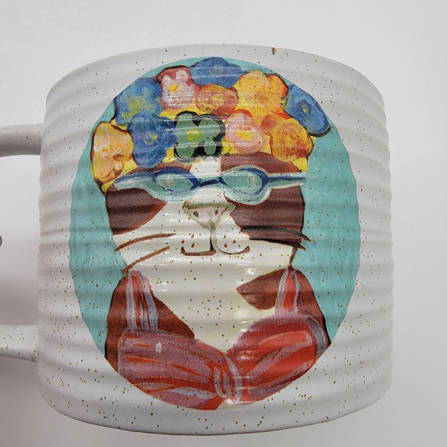 West Elm Pottery Tuxedo Cats Coffee Soup Mugs Set Of 2