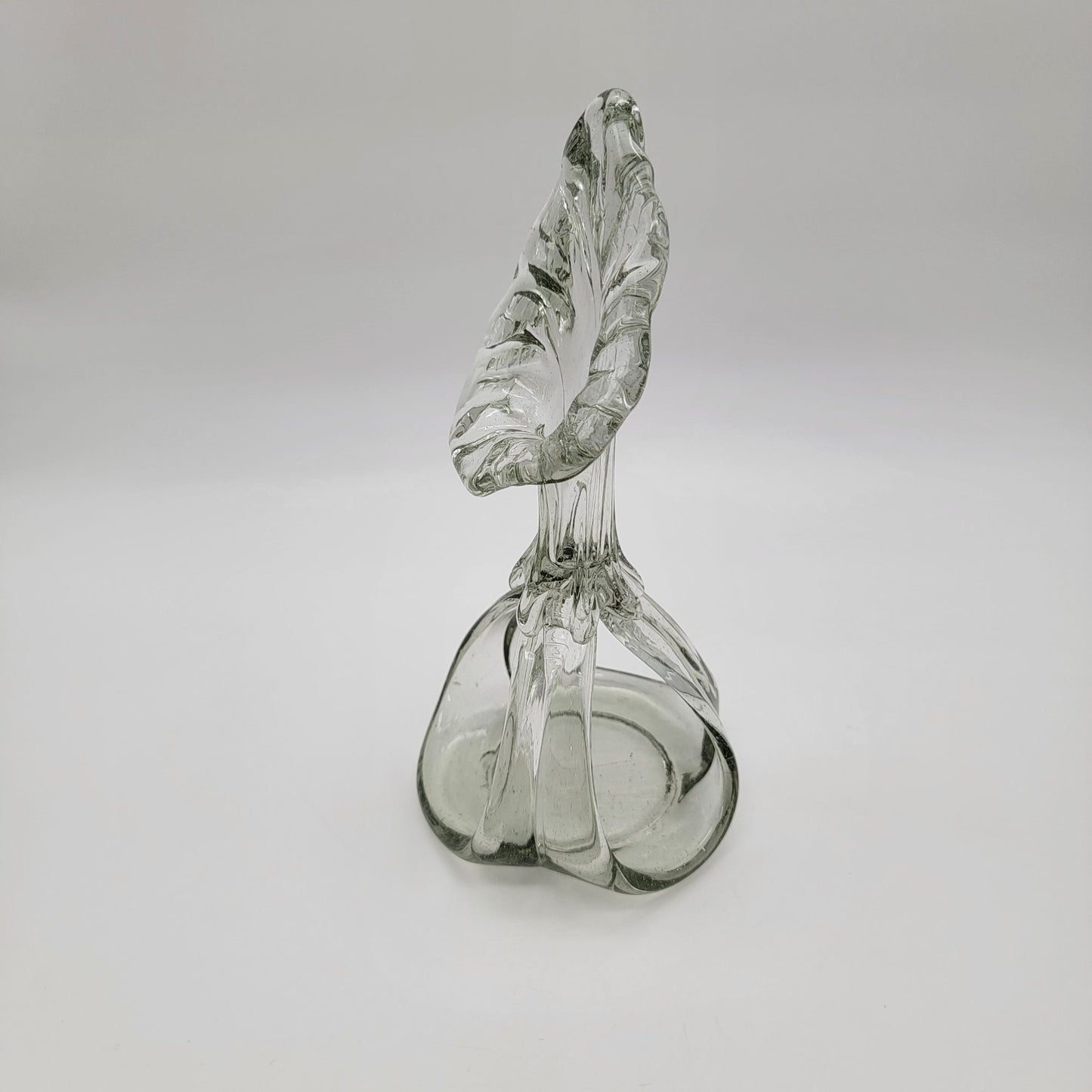 Hand-Blown Glass Jack-In-The-Pulpit Vase Candle Holder