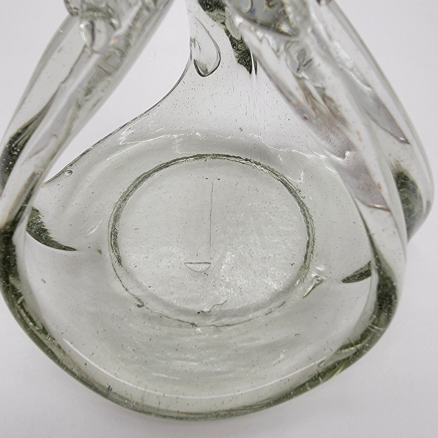 Hand-Blown Glass Jack-In-The-Pulpit Vase Candle Holder