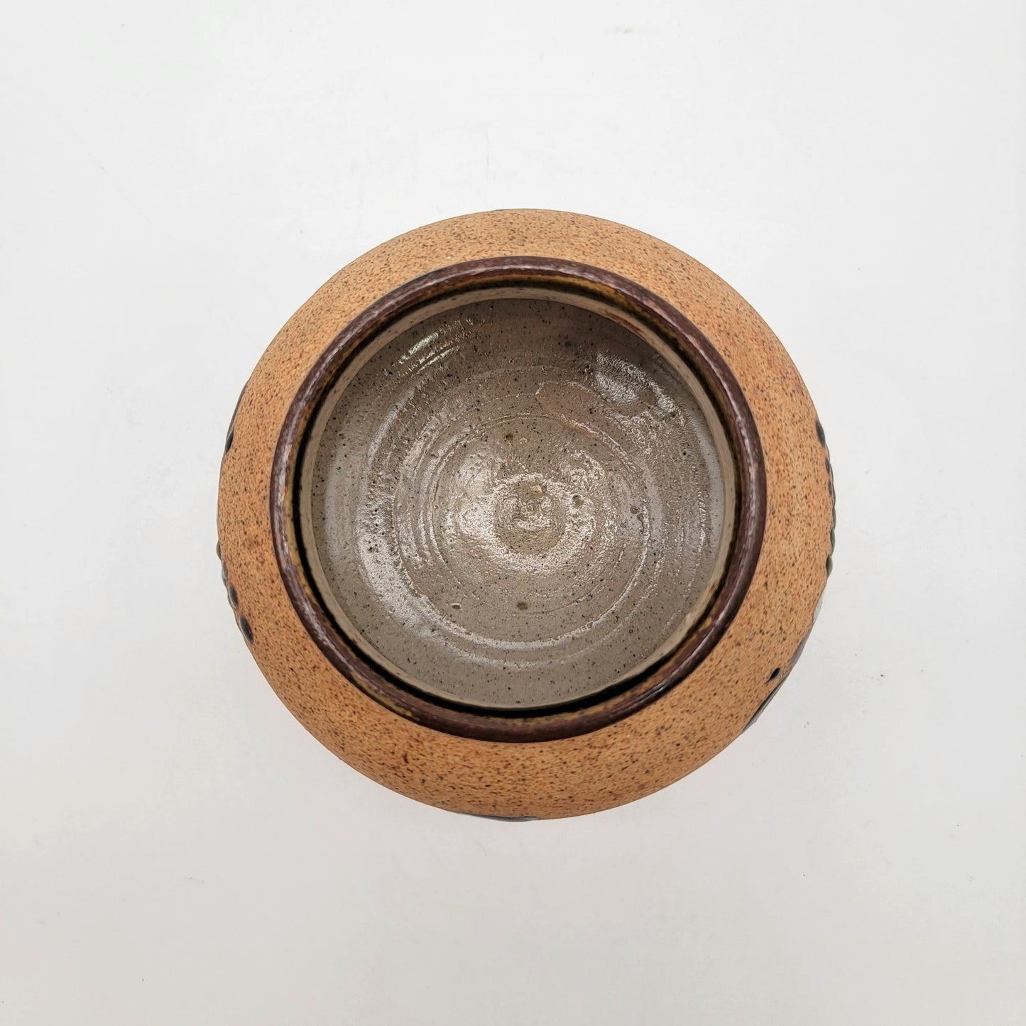 Vintage Tonala Pottery Vase Signed Metzi Mexico