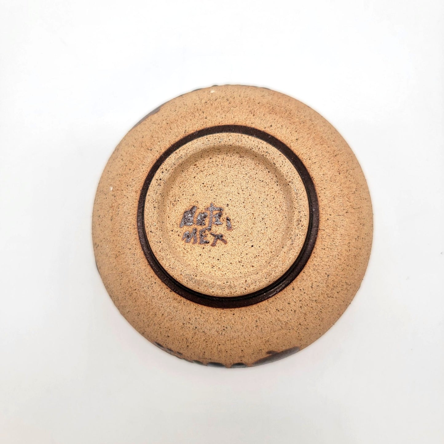 Vintage Tonala Pottery Vase Signed Metzi Mexico